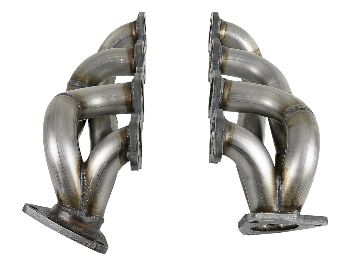 Twisted Steel 1-3/4 Inch 304 Stainless Steel Short Tube Header GM Silverado/Sierra 1500 19-26 V8-5.3L/6.2L aFe Power-2