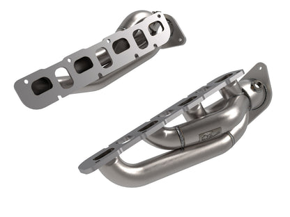 Twisted Steel 1-7/8 Inch to 2-3/4 Inch 304 Stainless Headers w/ Raw Finish Jeep Wrangler 392 21-26 V8-6.4L aFe Power