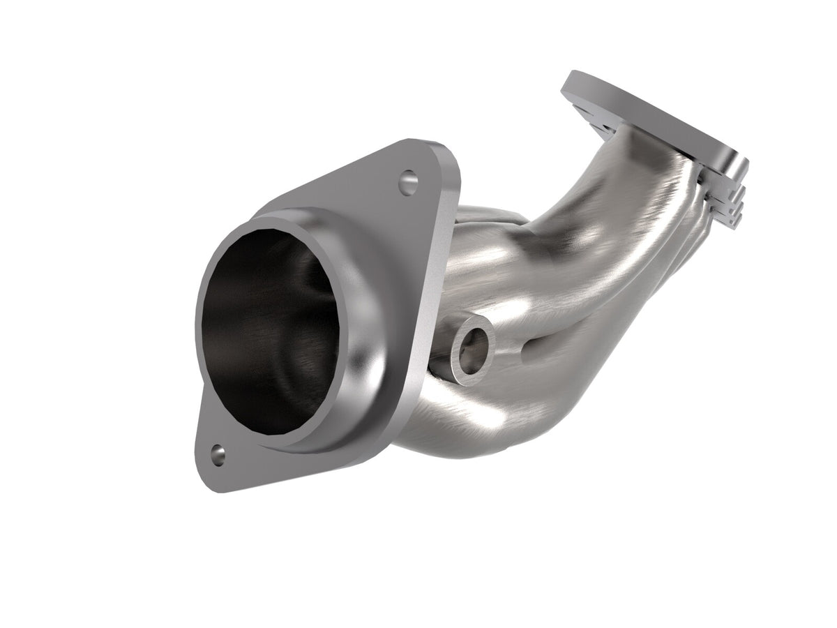 Twisted Steel 1-7/8 Inch to 2-3/4 Inch 304 Stainless Headers w/ Raw Finish Jeep Grand Cherokee Trackhawk (WK2) 18-21/Dodge Durango SRT Hellcat 21-26 V8-6.2L (sc) aFe Power-3