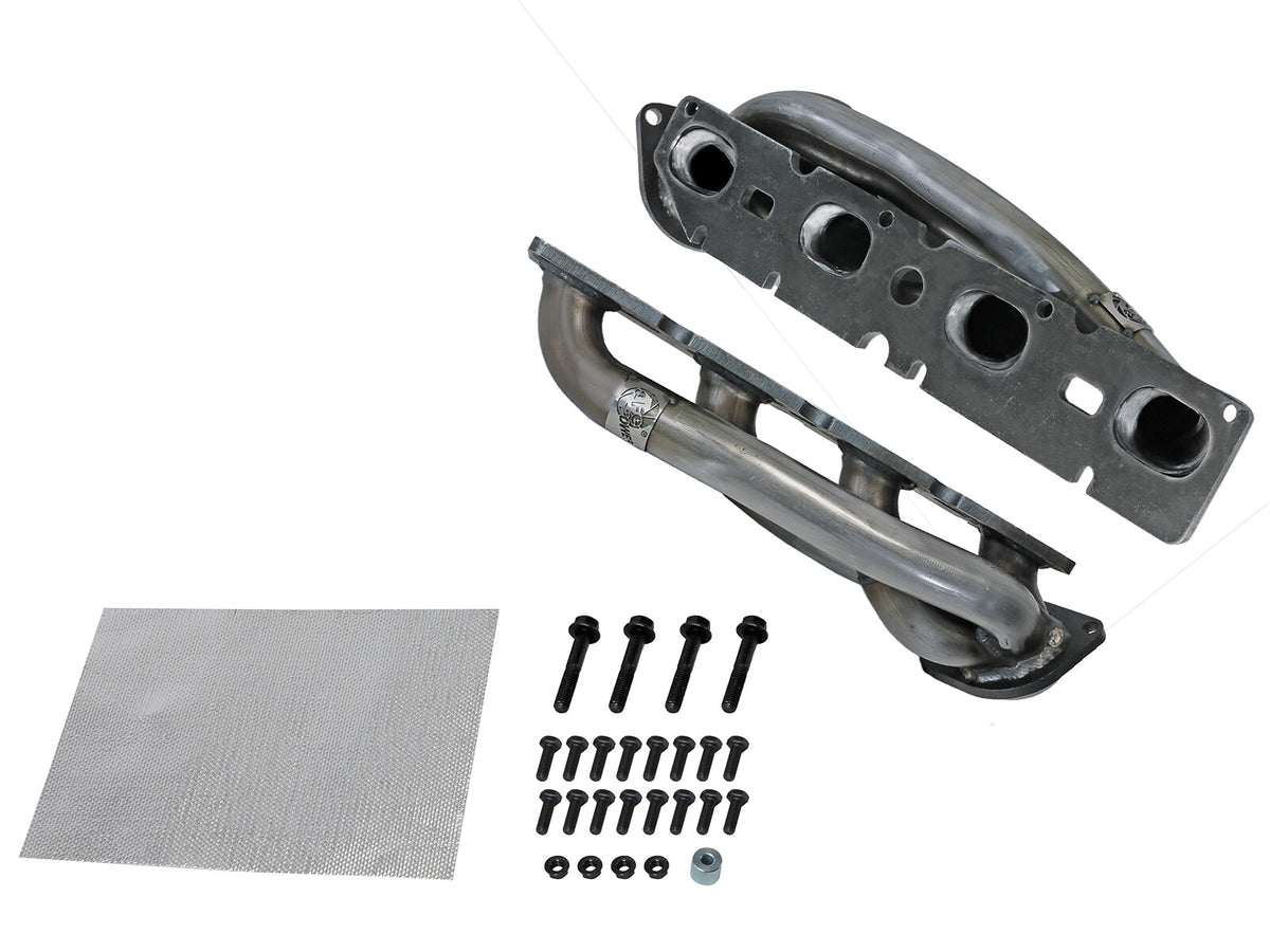 Twisted Steel 409 Stainless Steel Short Tube Header Dodge/Ram 1500 09-18/Ram 1500 Classic 19-24 V8-5.7L Hemi aFe Power-1