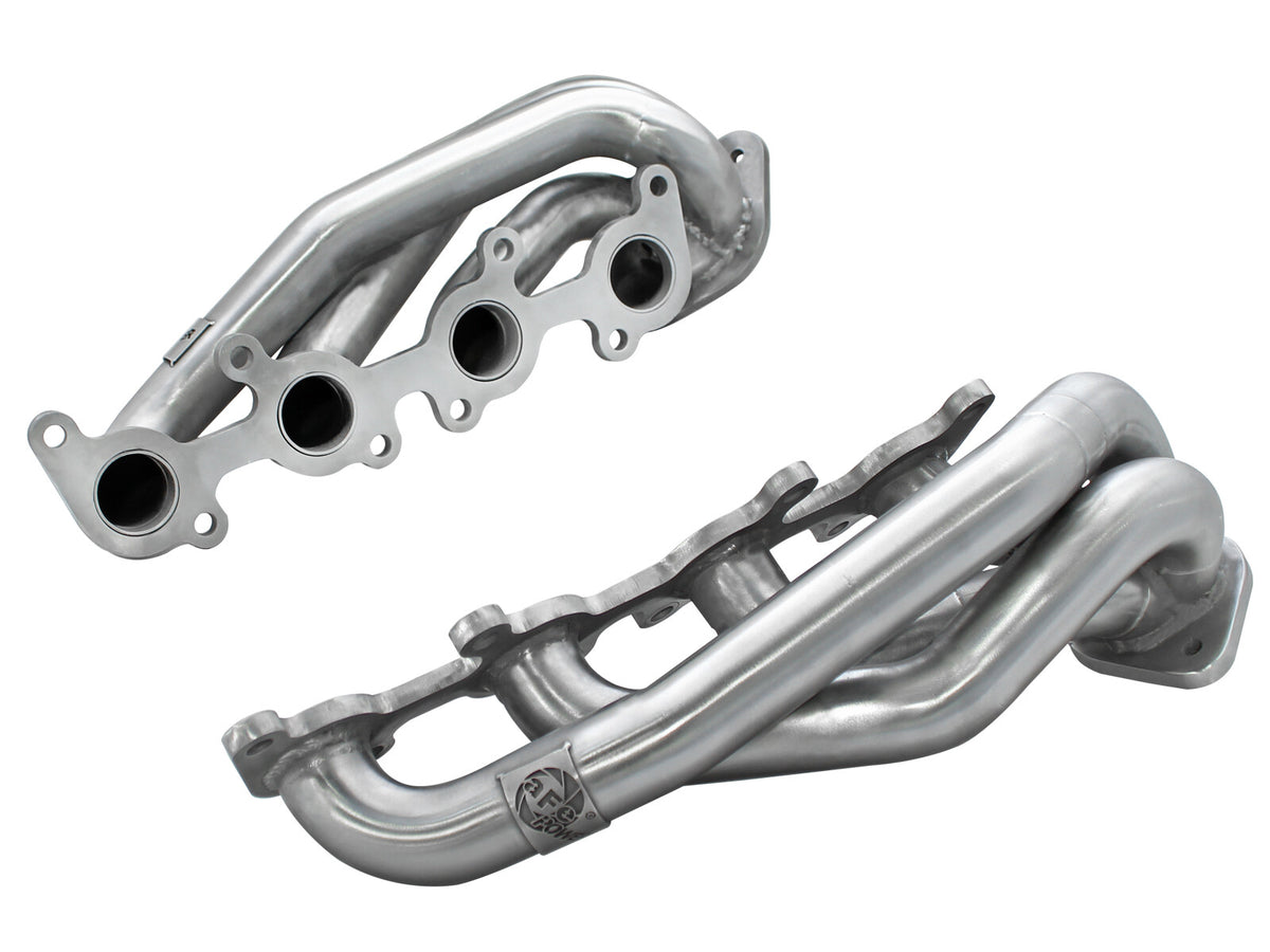Twisted Steel 409 Stainless Steel Short Tube Header Ford F-150 11-14 V8-5.0L aFe Power