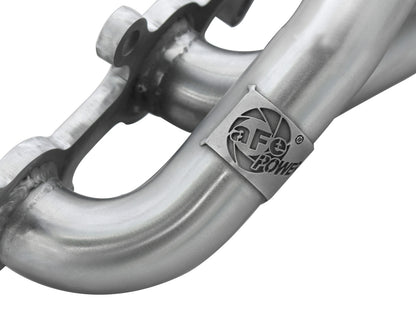 Twisted Steel 409 Stainless Steel Short Tube Header Ford F-150 11-14 V8-5.0L aFe Power-3