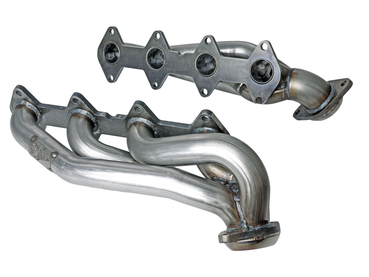 Twisted Steel 409 Stainless Steel Short Tube Header Ford F-150 04-10 V8-5.4L aFe Power-1