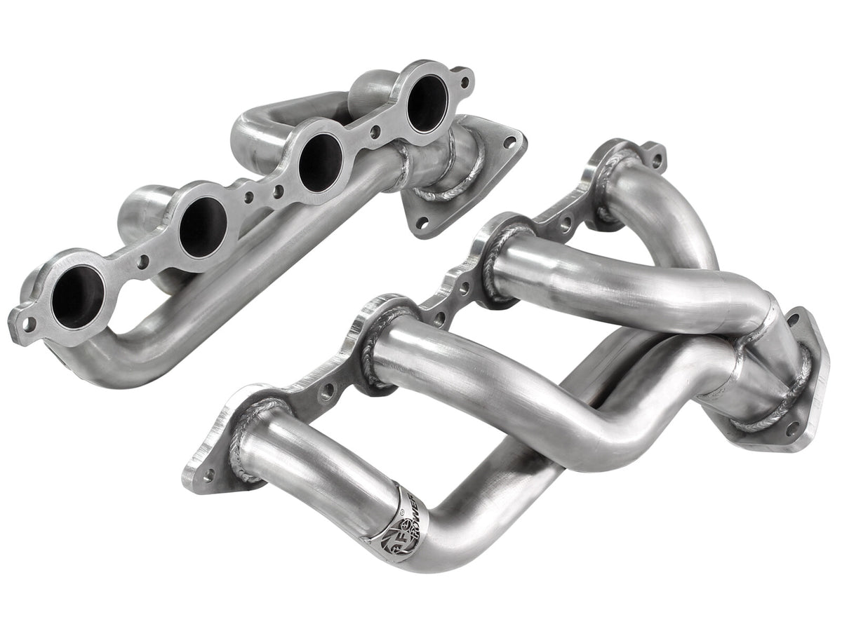 Twisted Steel 409 Stainless Steel Short Tube Header GM Silverado/Sierra 1500 02-13 V8 (GMT800/900) aFe Power