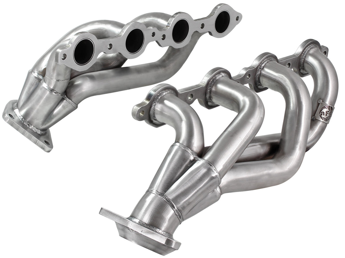 Twisted Steel 409 Stainless Steel Short Tube Header GM Silverado/Sierra 1500 02-13 V8 (GMT800/900) aFe Power-1
