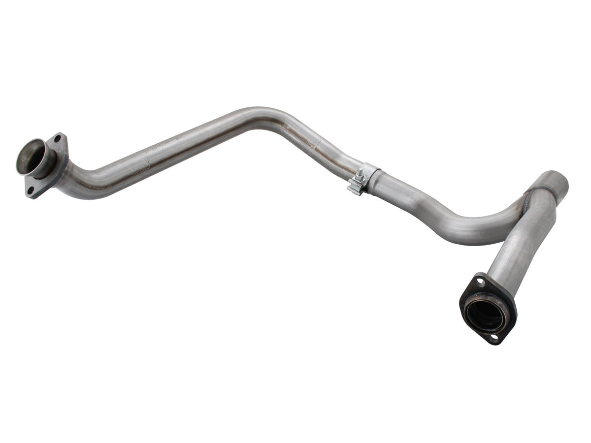 Twisted Steel 2 Inch to 2-1/2 Inch 409 Stainless Steel Street Series Y-Pipe Jeep Wrangler (JK) 12-18 V6-3.6L aFe Power-1