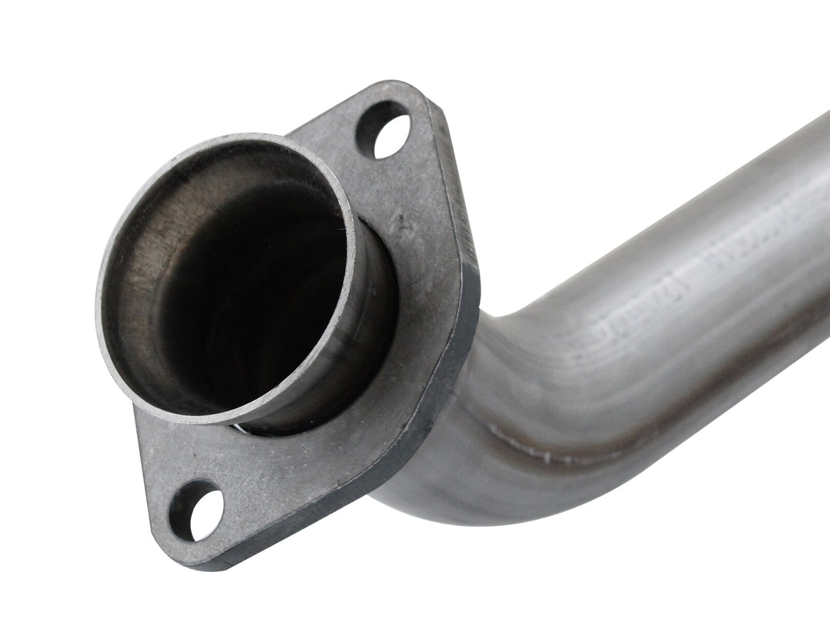 Twisted Steel 2 Inch to 2-1/2 Inch 409 Stainless Steel Street Series Y-Pipe Jeep Wrangler (JK) 12-18 V6-3.6L aFe Power-2
