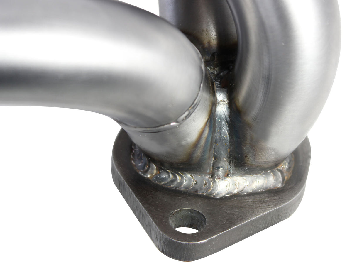 Twisted Steel 409 Stainless Steel Short Tube Header Jeep Wrangler (JK) 07-11 V6-3.8L w/o Gasket Or Seal aFe Power-3