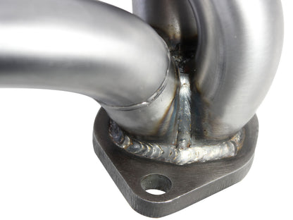 Twisted Steel 409 Stainless Steel Short Tube Header Jeep Wrangler (JK) 07-11 V6-3.8L w/o Gasket Or Seal aFe Power-3