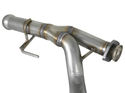 Twisted Steel 2-1/4 Inch to 2-1/2 Inch 409 Stainless Steel Street Series Y-Pipe Jeep Wrangler (Jl) 18-26/ Gladiator (Jt) 20-26 V6-3.6L aFe Power-2