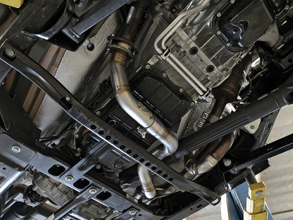 Twisted Steel 2-1/4 Inch to 2-1/2 Inch 409 Stainless Steel Street Series Y-Pipe Jeep Wrangler (Jl) 18-26/ Gladiator (Jt) 20-26 V6-3.6L aFe Power-5