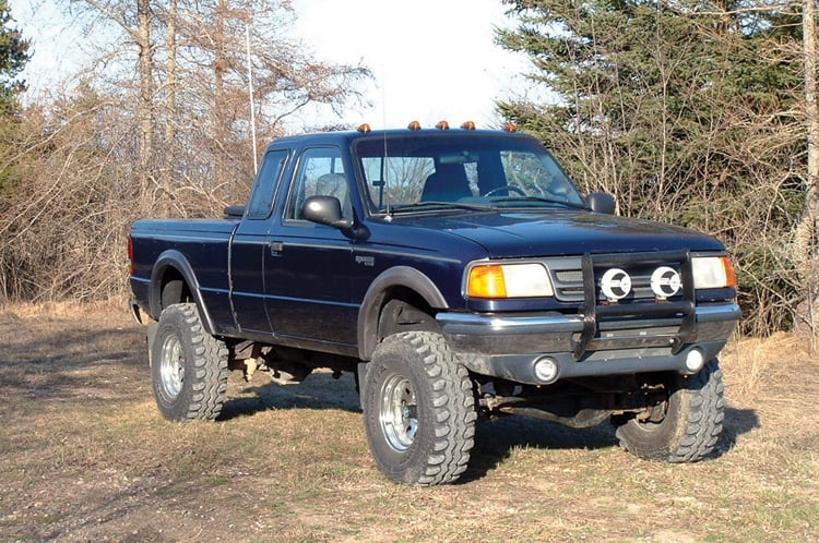 4 Inch Lift Kit Rear Springs Ford Ranger 4WD (1983-1997) Rough Country-1