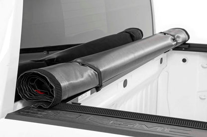Soft Roll Up Bed Cover 5.8 Ft Bed 14-18 Chevy/GMC 1500 Rough Country-3