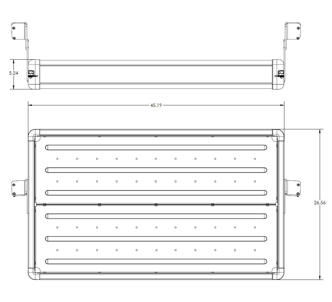 07-18 Wrangler JK 4 Door Wasatch Side Panel Kit Black TeraFlex-2