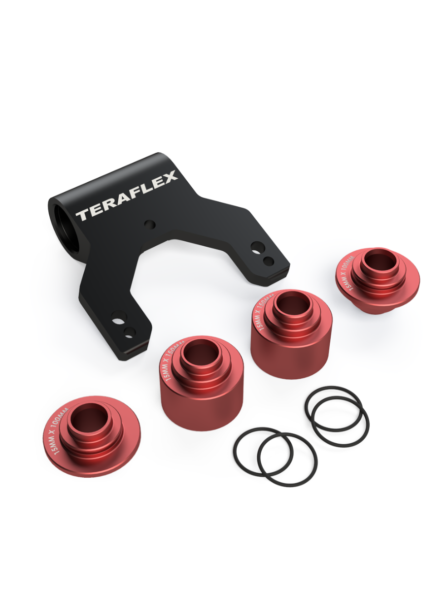 TeraFlex Jeep Gladiator JT Uinta Bike Mount complete w/Mount Bracket and Spacers TeraFlex