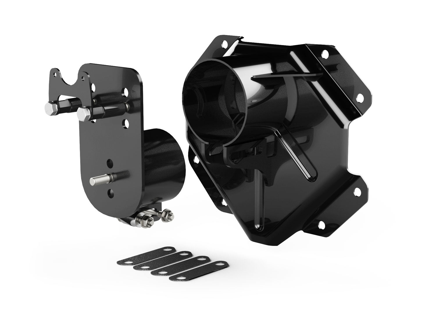 07-18 Wrangler JK Alpha HD Adjustable Spare Tire Mount Kit 5x5.5 Inch TeraFlex