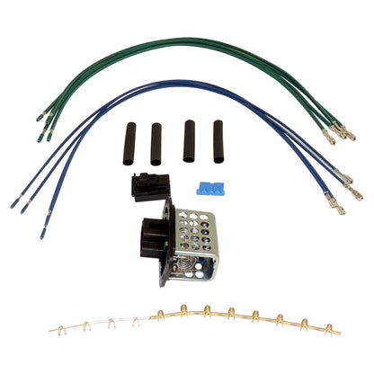 Blower Motor Resistor & Wiring Kit for Jeep 87-06 TJ Wrangler, 98-01 XJ Cherokee Crown Automotive