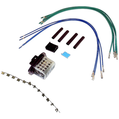 Blower Motor Resistor & Wiring Kit for Jeep 87-06 TJ Wrangler, 98-01 XJ Cherokee Crown Automotive-2