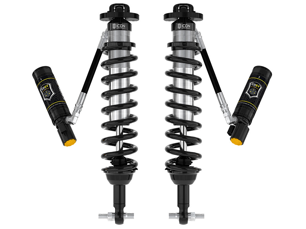 2021-2023 Ford Bronco Front 1.5-4 Inch Lift V.S. 2.5 Series Coilover Kit Remote Reservoir W/ CDEV ICON Vehicle Dynamics-2