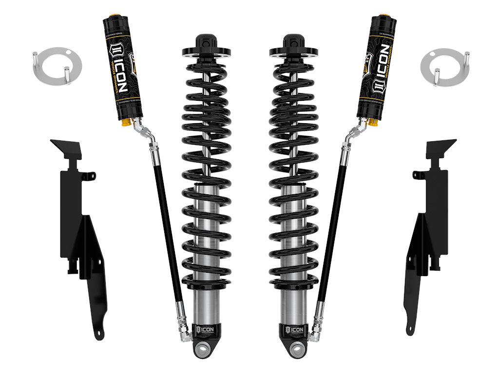 2021-2023 Ford Bronco Rear 1.25-3 Inch Lift V.S. 2.5 Series Coilover Kit Remote Reservoir W/ CDCV ICON Vehicle Dynamics