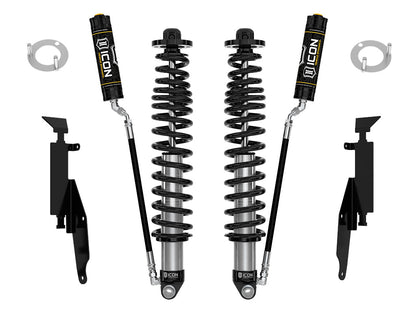 2021-2023 Ford Bronco Rear 1.25-3 Inch Lift V.S. 2.5 Series Coilover Kit Remote Reservoir Heavy Rate Spring ICON Vehicle Dynamics