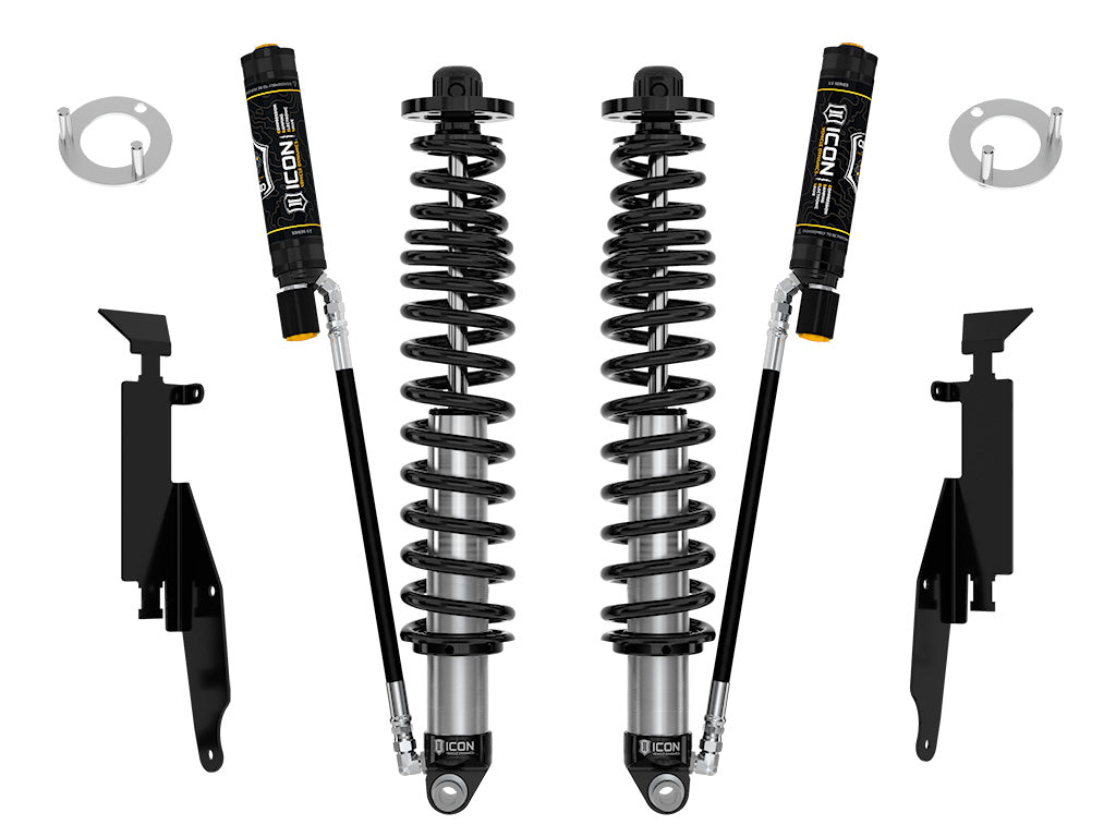 2021-2023 Ford Bronco Rear 1.25-3 Inch Lift V.S. 2.5 Series Coilover Kit Remote Reservoir W/ CDEV Heavy Rate Spring ICON Vehicle Dynamics-1