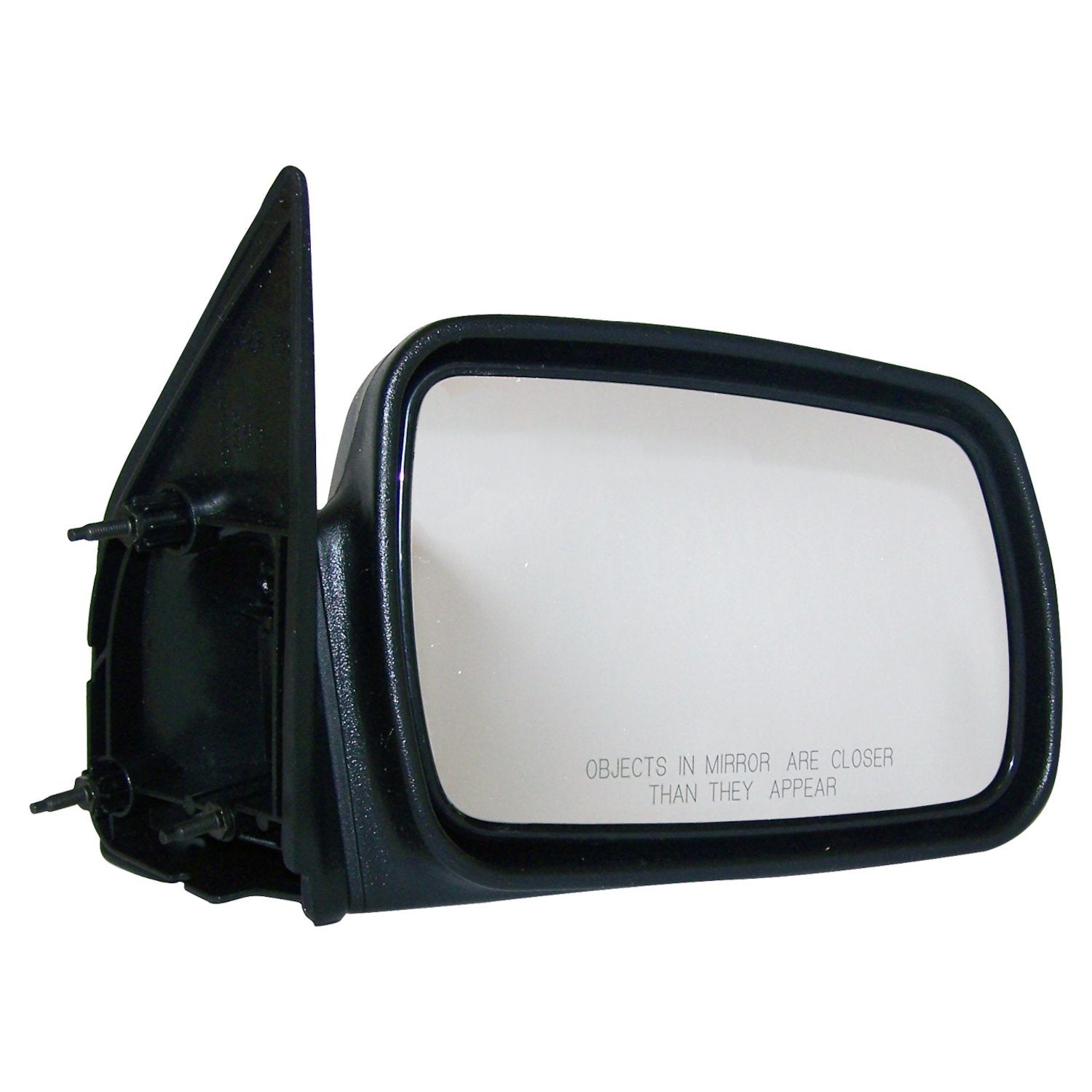 Right Manual, Manual Folding Mirror for 1993-1998 ZJ Grand Cherokee, Black Crown Automotive
