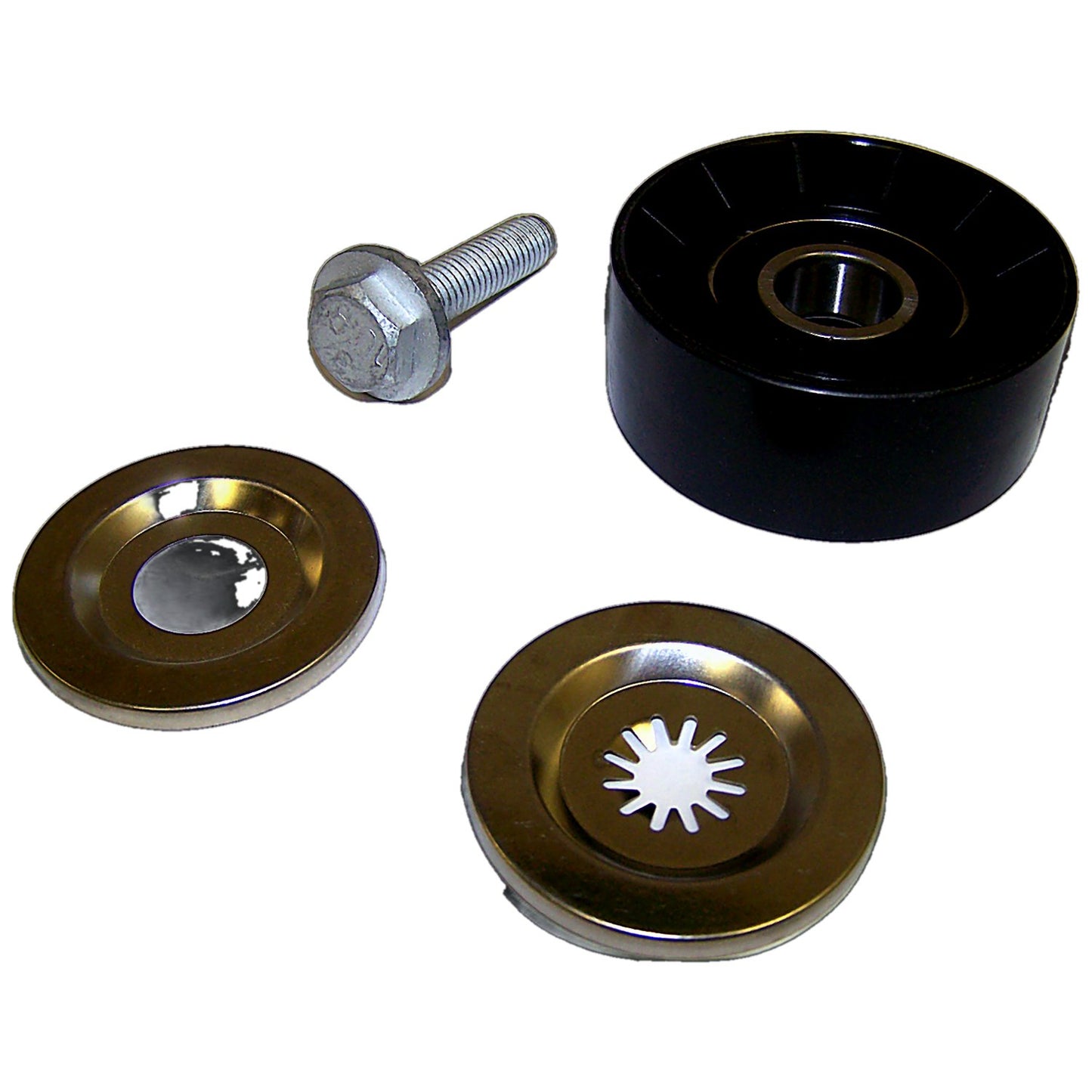 Upper Drive Belt Idler Pulley for 07-17 Jeep Patriot / Compass w/ 2.0L Gas, 2.4L Crown Automotive-1