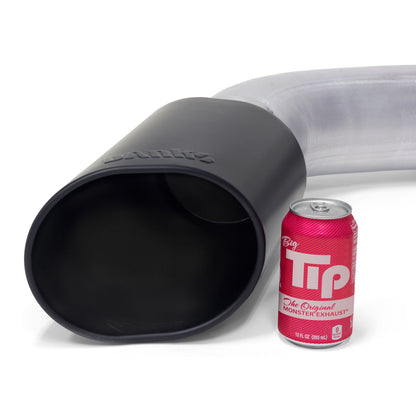 Monster Exhaust System 5-inch Single Exit Black Tip 2017- 2019 Chevy/GMC 2500/3500 Duramax 6.6L L5P Banks Power-3