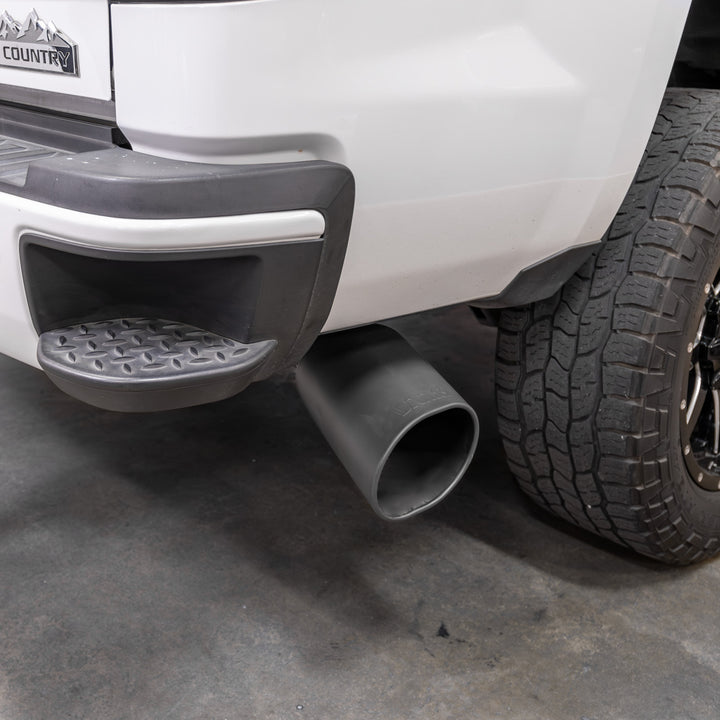 Monster Exhaust System for 11-15 Chevy/GMC 2500/3500 and (16 2500 Only) 6.6L Duramax LML (SRW) Black Tip Banks Power-2