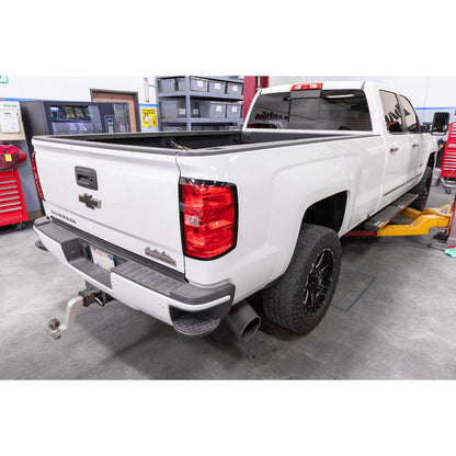 Monster Exhaust System for 11-15 Chevy/GMC 2500/3500 and (16 2500 Only) 6.6L Duramax LML (SRW) Black Tip Banks Power-3