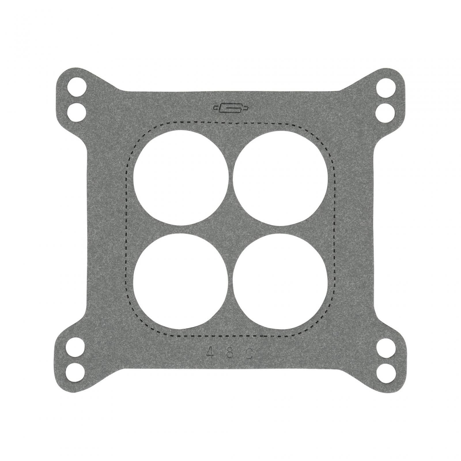 Performance Carburetor Base Fits Holley & Demon Square Flange 4-Barrel, 4 hole and open center applications Mr Gasket