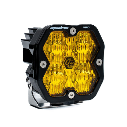 Squadron 2.0 Pro Black LED Auxiliary Light Pod Universal Amber Baja Designs-1