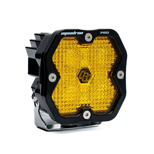 Squadron 2.0 Pro Black LED Auxiliary Light Pod Universal Amber Baja Designs