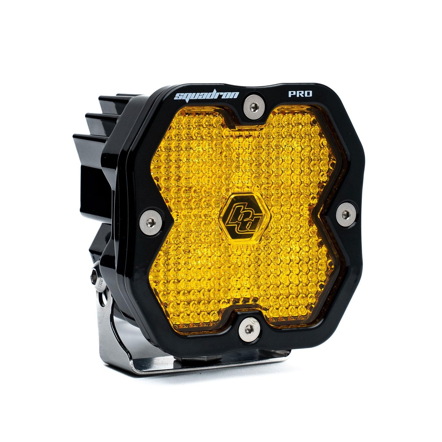 Squadron 2.0 Pro Black LED Auxiliary Light Pod Universal Amber Baja Designs