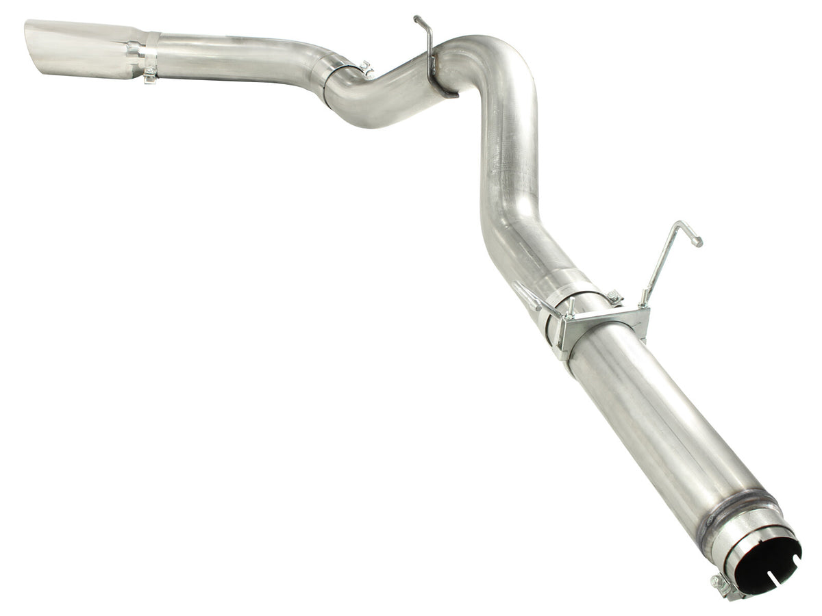 Atlas 5 Inch Aluminized Steel Dpf-Back Exhaust System w/Tip Dodge Diesel Trucks 07.5-12 L6-6.7L (td) aFe Power-1