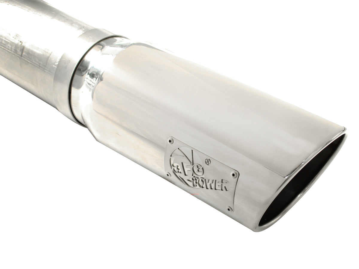 Atlas 5 Inch Aluminized Steel Dpf-Back Exhaust System w/Tip Dodge Diesel Trucks 07.5-12 L6-6.7L (td) aFe Power-5