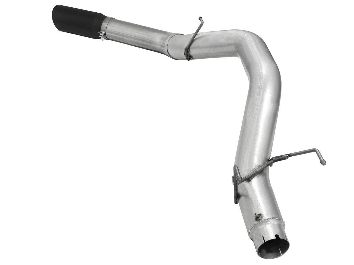 Atlas 5 Inch Aluminized Steel Dpf-Back Exhaust System w/Black Tip Dodge Ram Diesel Trucks 13-18 L6-6.7L (td)160.5/160 Inch Wheel-Base aFe Power-2
