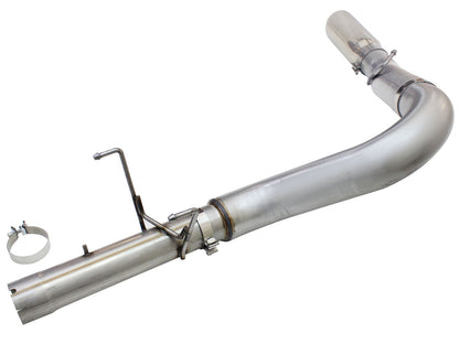 Atlas 5 Inch Aluminized Steel Dpf-Back Exhaust System w/Polished Tip Dodge Ram Diesel Trucks 13-18 L6-6.7L (td) Leaf/Coil Spring Suspension aFe Power-1