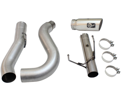 Atlas 5 Inch Aluminized Steel Dpf-Back Exhaust System w/Polished Tip Dodge Ram Diesel Trucks 13-18 L6-6.7L (td) Leaf/Coil Spring Suspension aFe Power-6