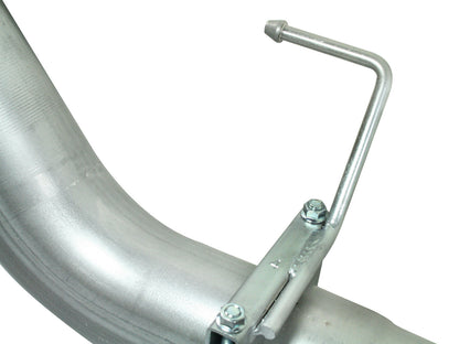 Atlas 4 Inch Aluminized Steel Cat-Back Exhaust System w/ Muffler & Tip Ford F-150 11-14 V6-3.5L (tt) aFe Power-5