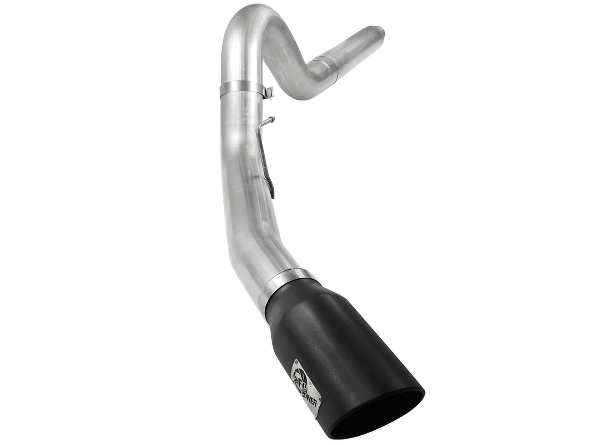 Atlas 5 Inch Aluminized Steel Dpf-Back Exhaust System w/Tip Ford Diesel Trucks 08-10 V8-6.4L (td) aFe Power-6