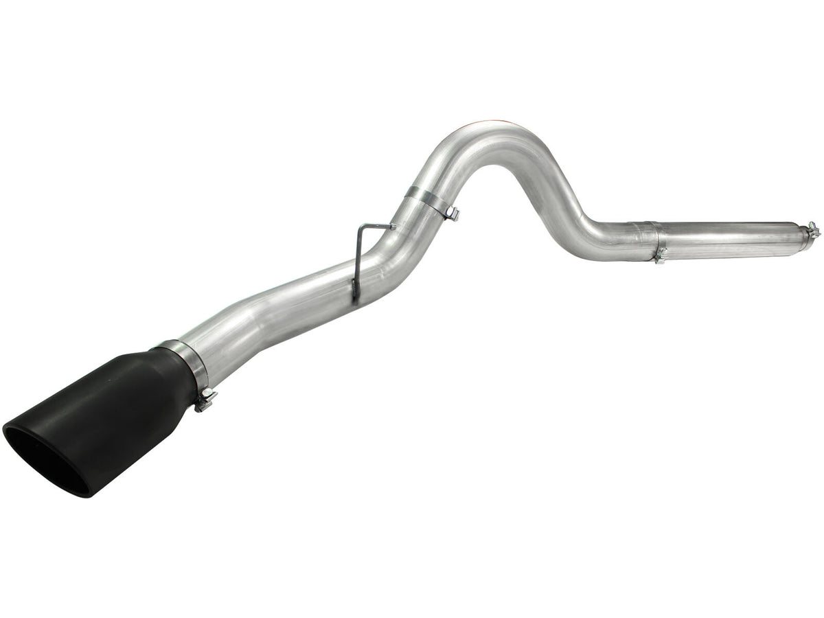 Atlas 5 Inch Aluminized Steel Dpf-Back Exhaust System w/Tip Ford Diesel Trucks 08-10 V8-6.4L (td) aFe Power-7