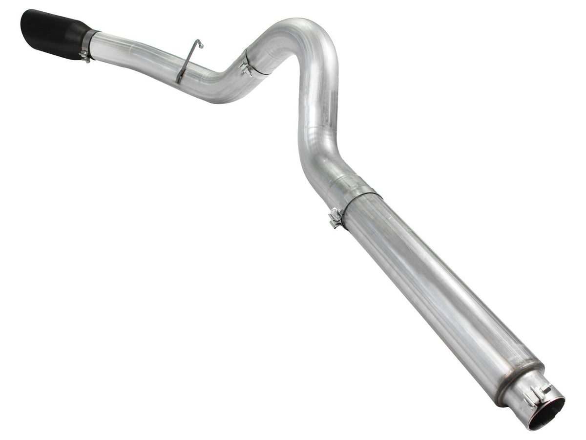Atlas 5 Inch Aluminized Steel Dpf-Back Exhaust System w/Tip Ford Diesel Trucks 08-10 V8-6.4L (td) aFe Power-8