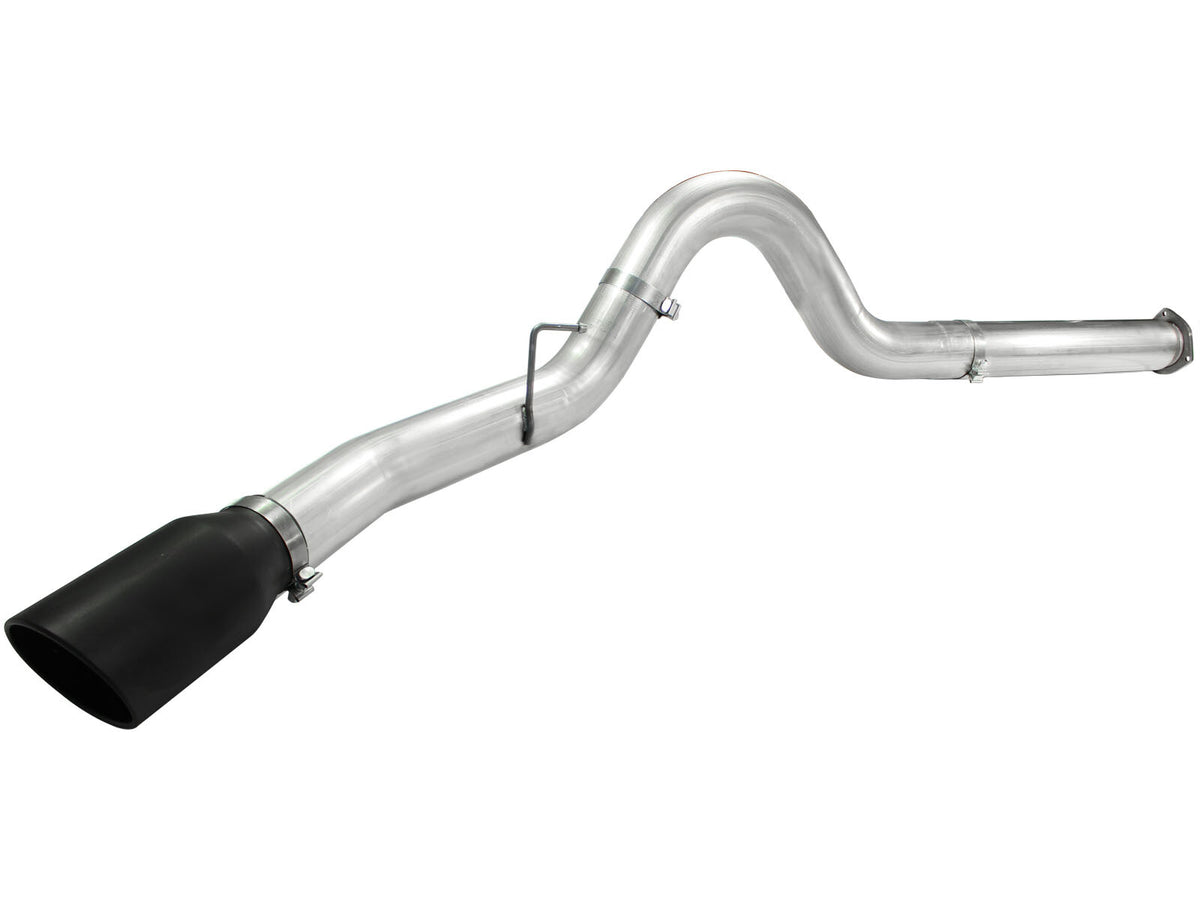 Atlas 5 Inch Aluminized Steel Dpf-Back Exhaust System w/ Tip Ford Diesel Trucks 11-14 V8-6.7L (td) aFe Power-4