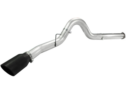 Atlas 5 Inch Aluminized Steel Dpf-Back Exhaust System w/ Tip Ford Diesel Trucks 11-14 V8-6.7L (td) aFe Power-4