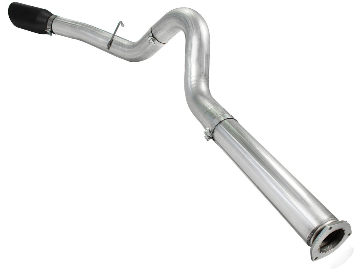 Atlas 5 Inch Aluminized Steel Dpf-Back Exhaust System w/ Tip Ford Diesel Trucks 11-14 V8-6.7L (td) aFe Power-5