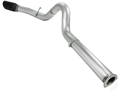 Atlas 5 Inch Aluminized Steel Dpf-Back Exhaust System w/ Tip Ford Diesel Trucks 11-14 V8-6.7L (td) aFe Power-5
