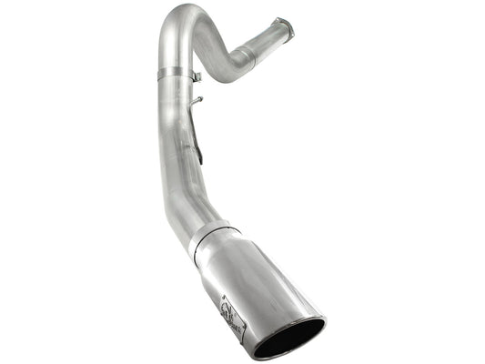 Atlas 5 Inch Aluminized Steel Dpf-Back Exhaust System w/ Tip Ford Diesel Trucks 11-14 V8-6.7L (td) aFe Power