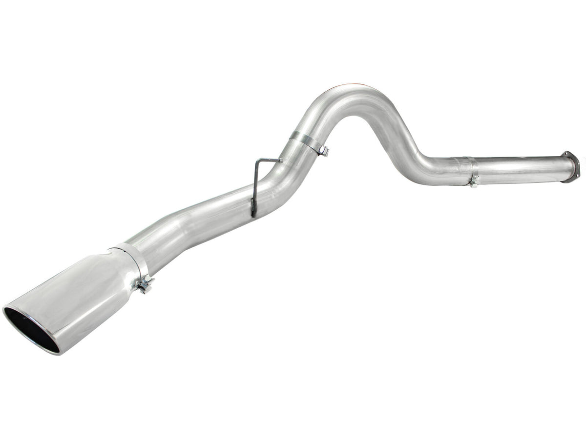 Atlas 5 Inch Aluminized Steel Dpf-Back Exhaust System w/ Tip Ford Diesel Trucks 11-14 V8-6.7L (td) aFe Power-1